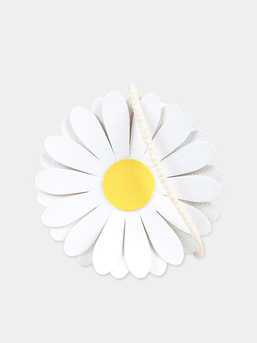 Sac blanc pour fille avec fleur